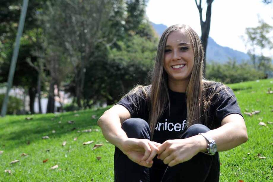 La vallecaucana Nicole Regnier fue nombrada por Unicef como embajadora de buena voluntad para nuestro país. / Liz Durán