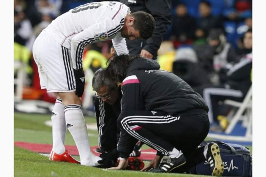 James Rodríguez, mediocampista colombiano del Real Madrid.//AFP