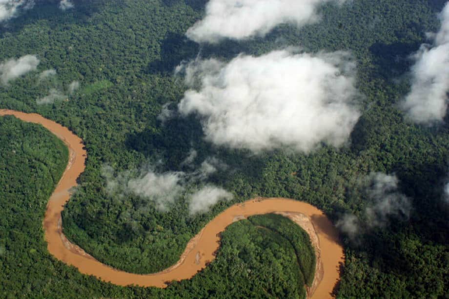 Amazonia boliviana, desde el aire. / Wikimedia Commons