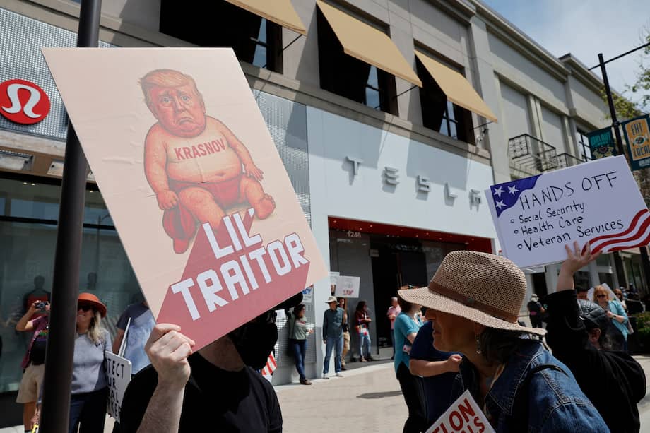 Protestas contra el presidente Donald Trump.