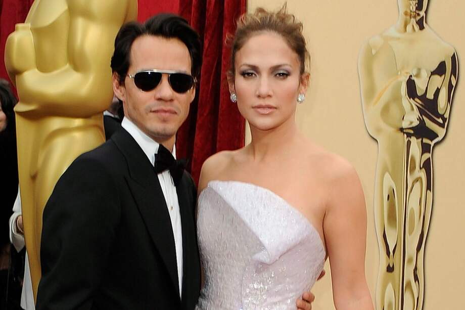 Marc Anthony y Jennifer Lopez en 2010.