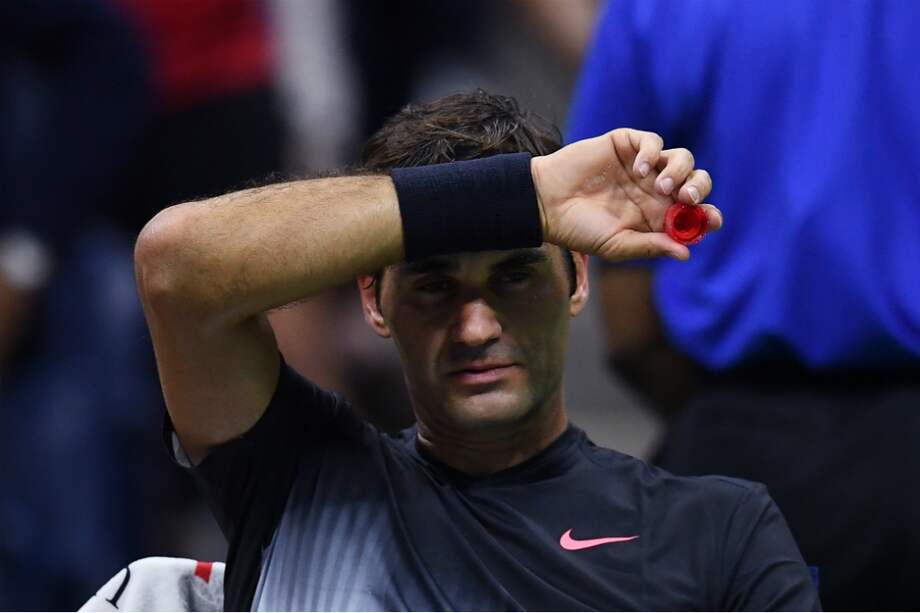 "Su Majestad" sudó más de lo esperado en su debut en el US Open. / AFP