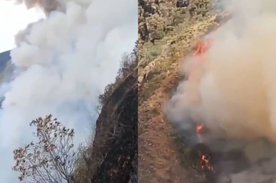 Bomberos y brigadistas permanecen desplegados en el área montañosa, donde las condiciones del terreno dificultan el acceso y las llamas han vuelto a reactivarse en varios puntos.