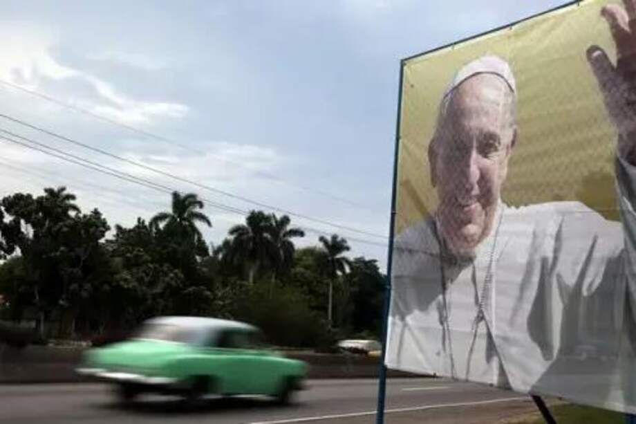 El papa Francisco, el tercer pontífice de la Iglesia católica que visita Cuba