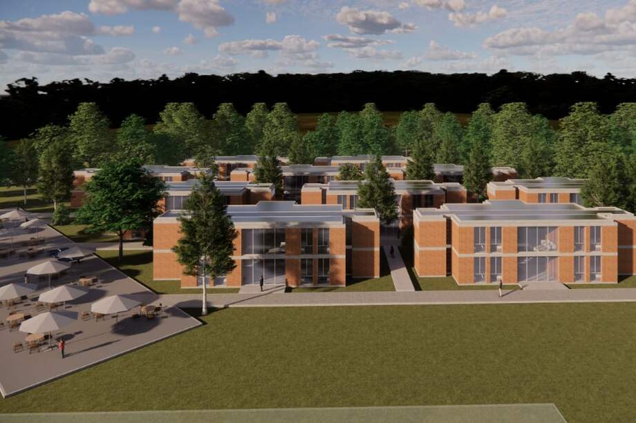 Algunas imágenes de lo que se proyecta construir en el terreno. /Mineducación.