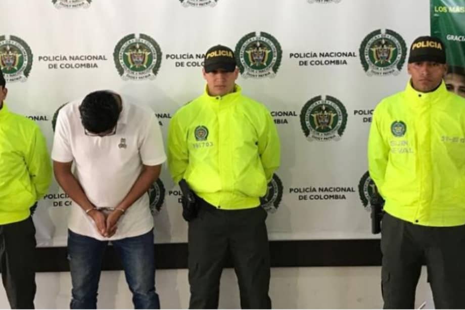 Capturado alias "Jota", cabecilla del grupo criminal "El Coco", que delinque en la comuna 13 de Medellín. / Alcaldía de Medellín