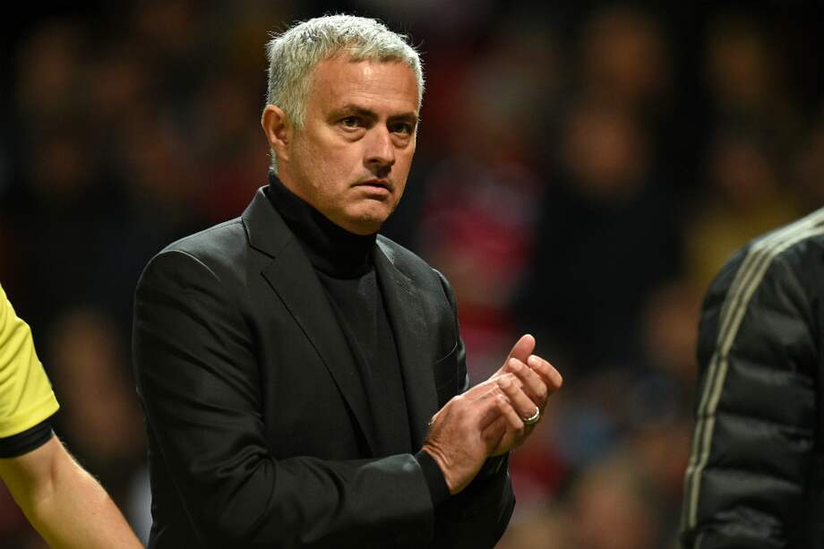 José Mourinho, técnico del Manchester United. / AFP