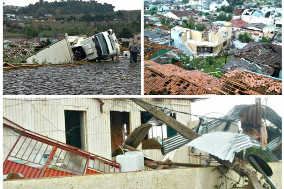 Alrededor de 2.600 casas resultaron dañadas por la fuerza del viento. / EFE