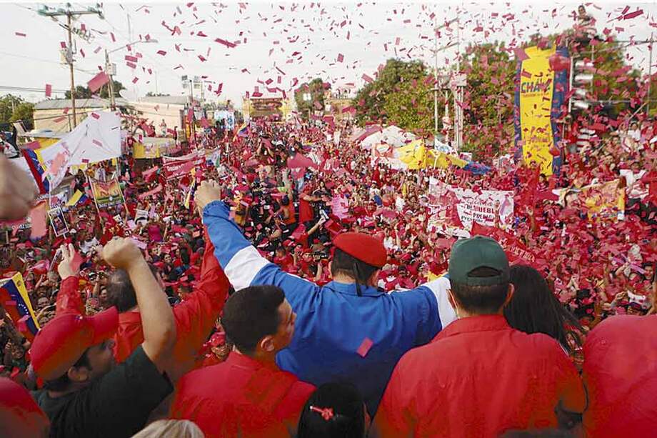 El presidente Hugo Chávez apenas pudo hacer campaña. / AFP