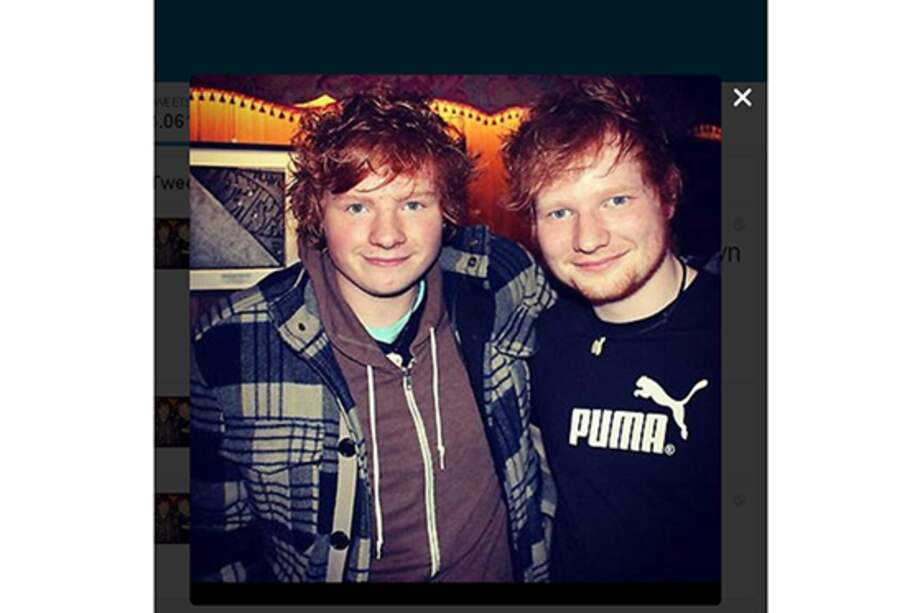 Ty Jones y Ed Sheeran (c) Twitter. / Bang Showbiz