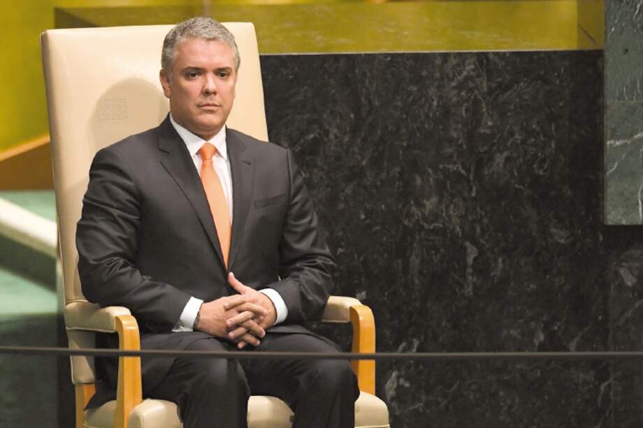 El presidente Iván Duque calificó como “exitosos” los días que estuvo en Nueva York esta semana. / AFP
