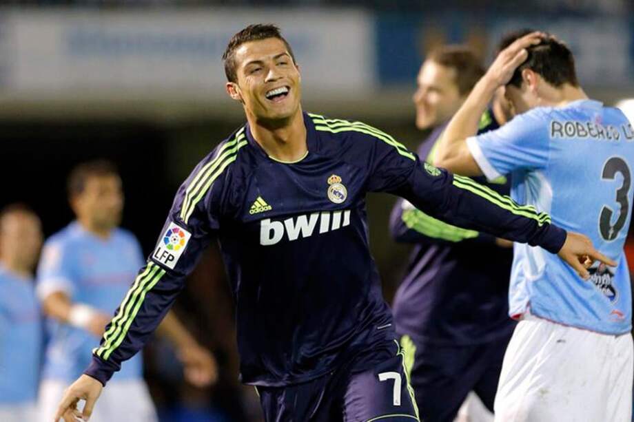 Cristiano Ronaldo marcó los dos goles en la victoria del Madrid. / EFE