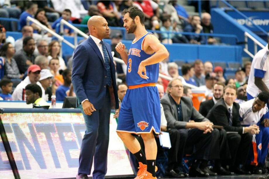 Derek Fisher y José Manuel Calderón / AFP