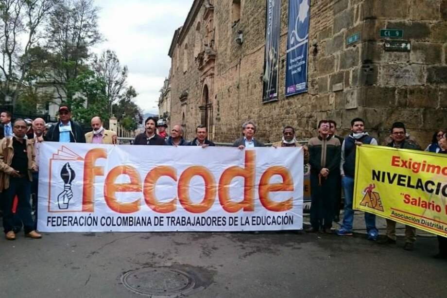 Los docentes exigen nivelación salarial. / Tomada de Facebook - Fecode