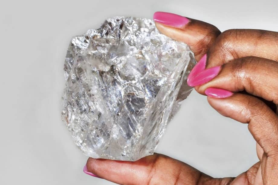 Los diamantes en bruto excepcionalmente grandes pueden venderse a cerca de US$ 60.000 por quilate. / EFE