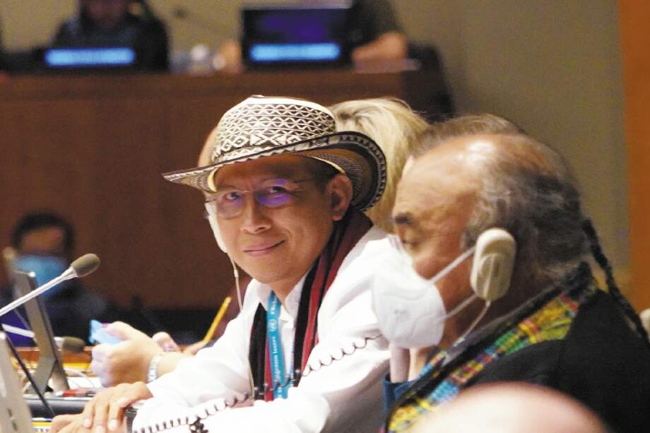 Darío Mejía Montalvo lleva dos años en el Foro Permanente de Asuntos Índígenas. / Foro Permanente de Asuntos Indígenas de la ONU.