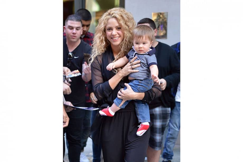 Shakira y Sasha en 2015. / Bang Showbiz