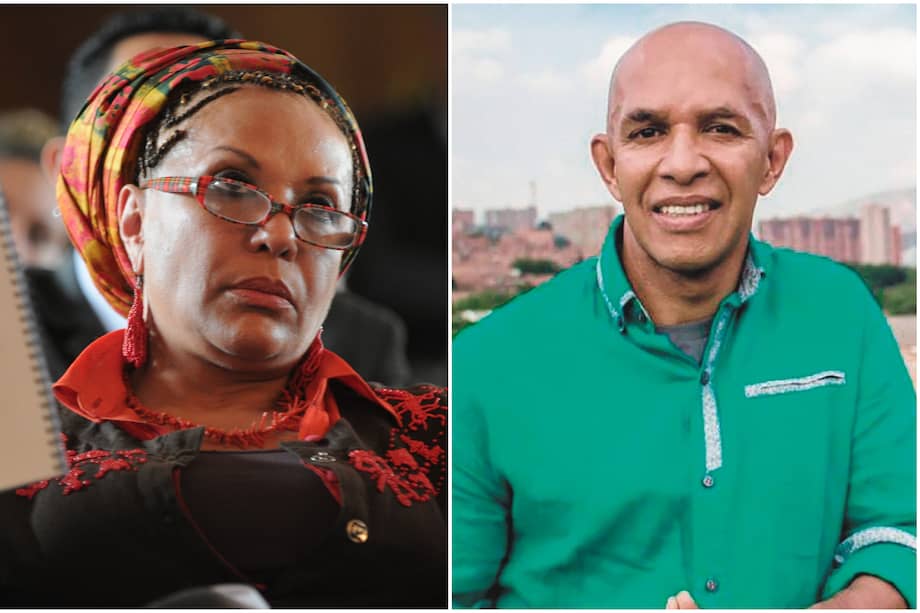 La fallecida exsenadora Piedad Córdoba y su hermano Álvaro Córdoba, condenado por narcotráfico en Estados Unidos.