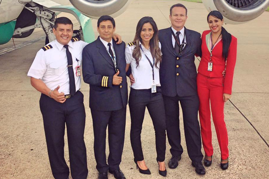 Facebook / Tripulación del vuelo siniestrado de la aerolínea Lamia.