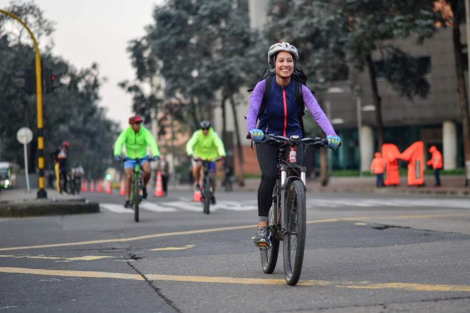 Los corredores refuerzan los 550 kilómetros de ciclorrutas que tenía Bogotá antes de la emergencia. Es decir, la capital cuenta con 630 kilómetros de infraestructura para ciclistas. / Secretaría de Movilidad.