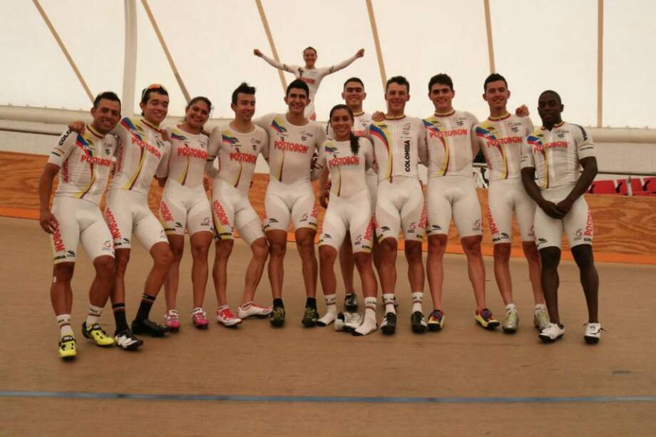Selección Colombia de pista iniciará su participación este miércoles en el campeonato de ruta. Foto: Federación Colombiana de Ciclismo