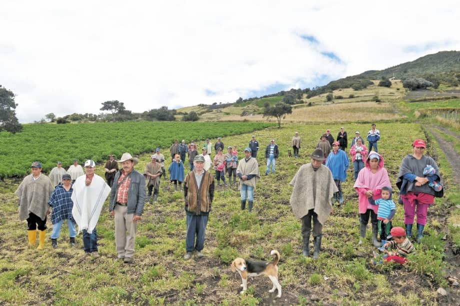 La vereda Segunda Chorrera, en Boyacá, hace parte del complejo de páramo Tota-Bijagual-Mamapacha. / Óscar Pérez