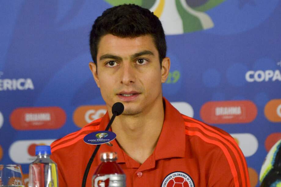 Medina, este sábado durante la conferencia de prensa en Salvador de Bahía. / AFP