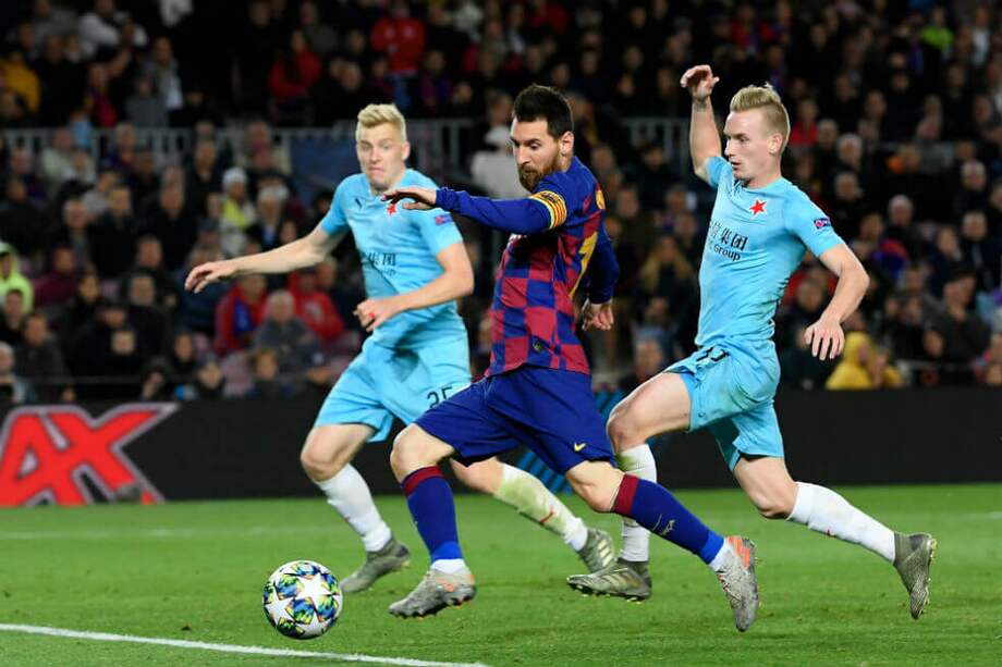 El argentino tuvo la opción más clara, pero la pelota se estrelló en el palo. / AFP