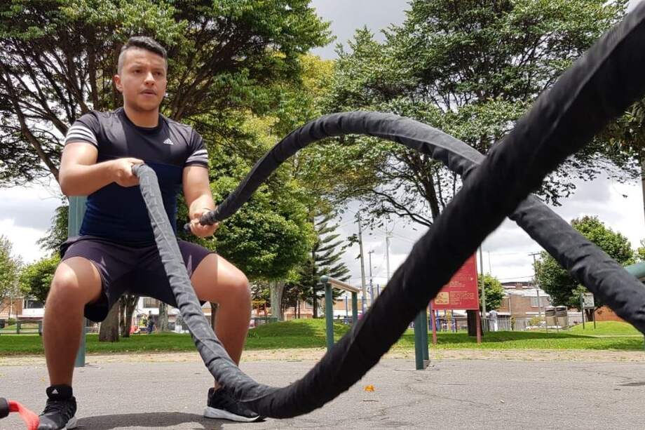 Wilson García, preparador físico de la Universidad Santo Tomás.