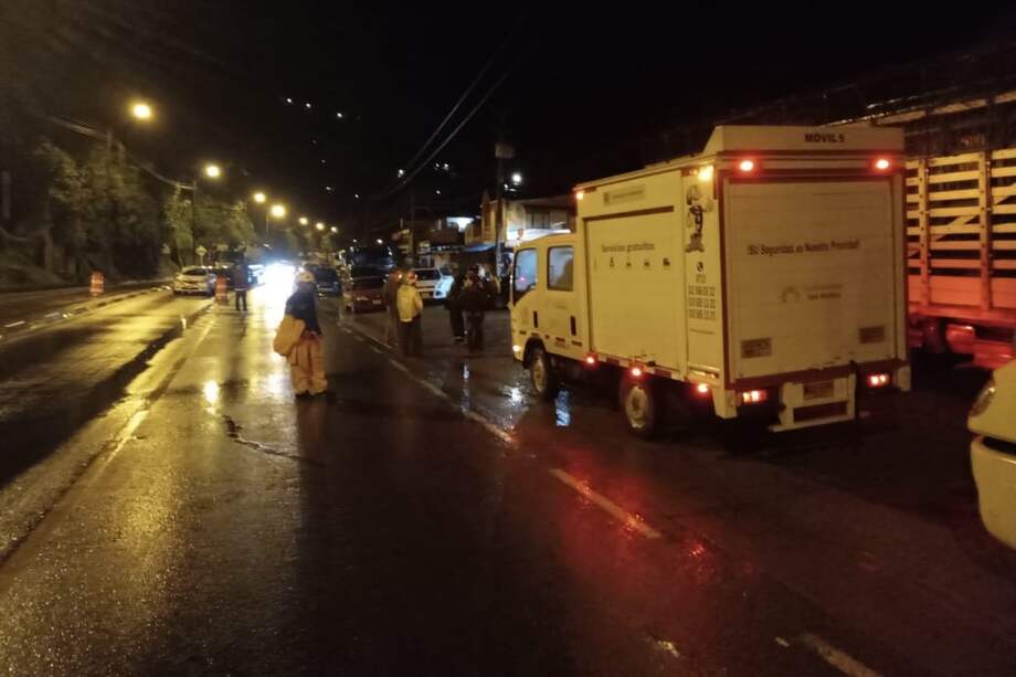 Coviandina reportó un represamiento de vehículos sobre la vía al llano. / Archivo particular