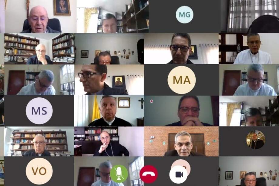 Conferencia Episcopal se reúne virtualmente para la CX Asamblea Plenaria. / Conferencia Episcopal