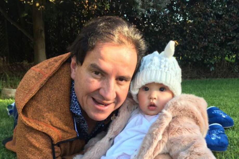 César Pastrana junto con su hija María Antonia. / Fotos: Archivo particular