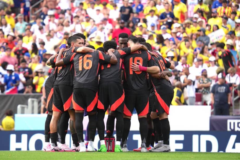 La selección de Colombia, en su preparación en Estados Unidos.