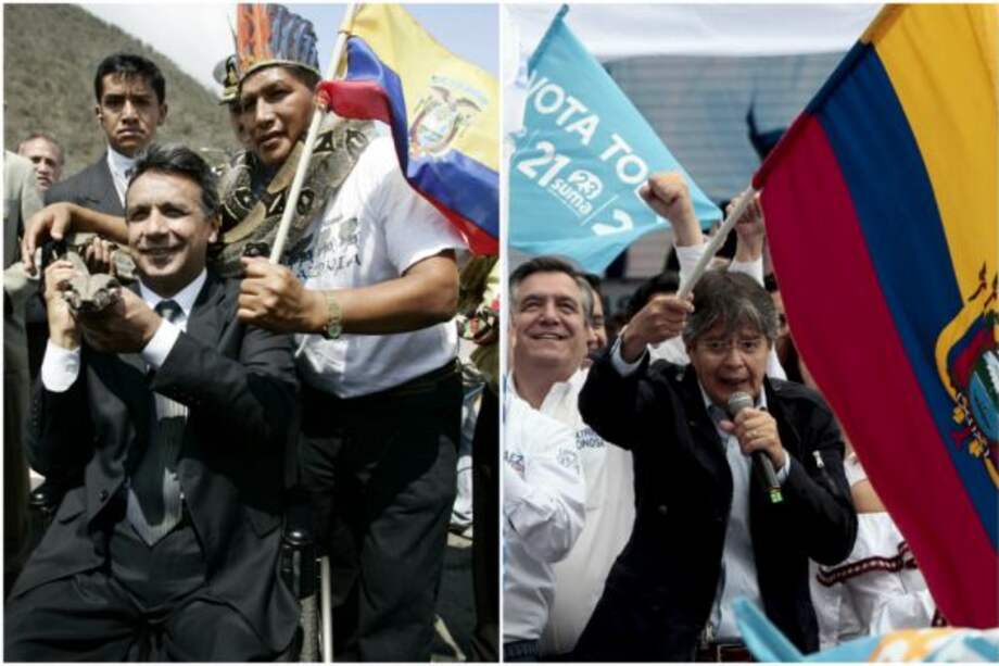 Lenín Moreno | Guillermo Lasso. / EFE.