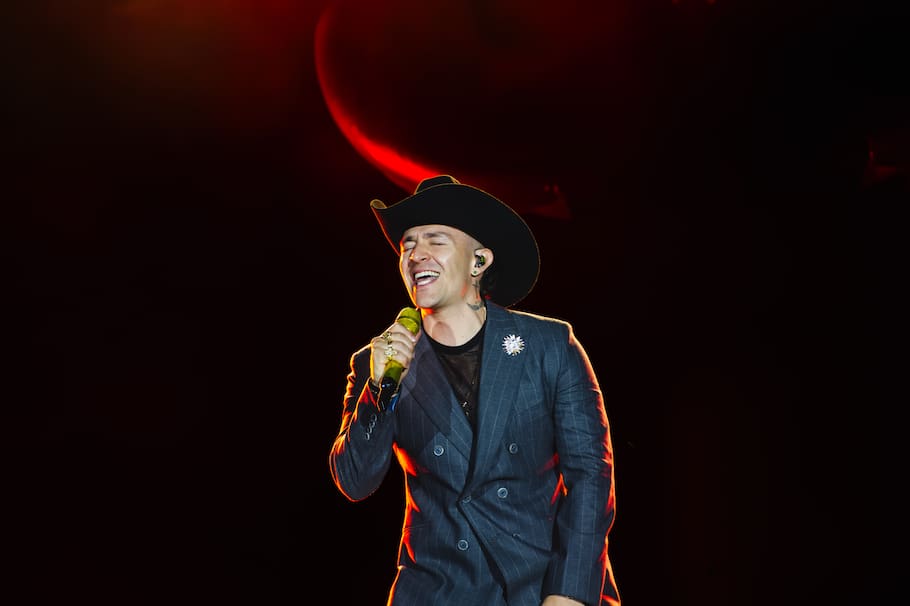 Luis Alfonso llevó La cantina más contentosa al estadio El Campín de Bogotá.