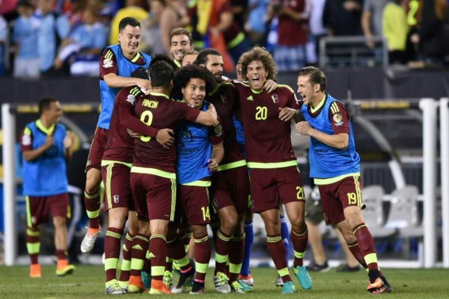 La selección venezolana, dirigida por el exarquero Rafael Dudamel, lidera parcialmente el Grupo C. / AFP