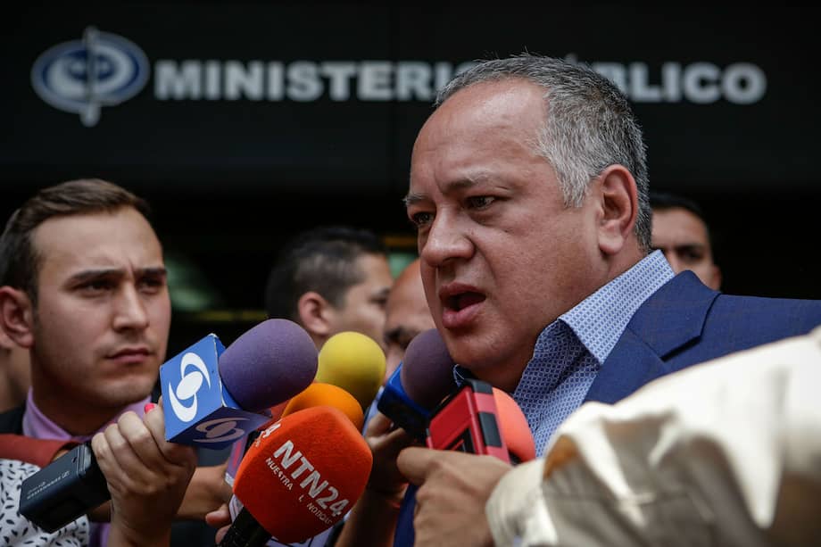 El ex presidente de la Asamblea Nacional de Venezuela, Diosdado Cabello.