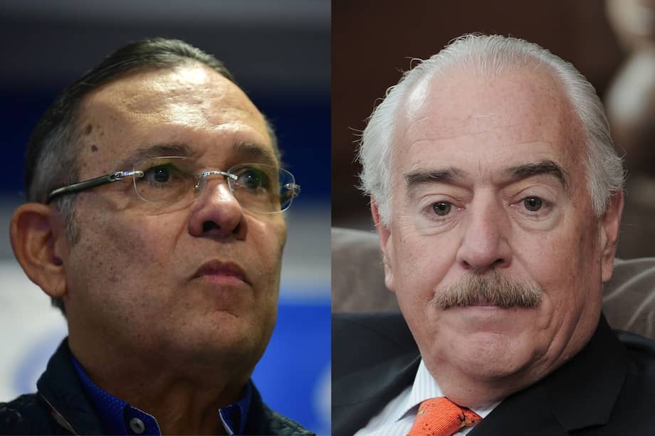 Senador Efraín Cepeda y expresidente Andrés Pastrana.