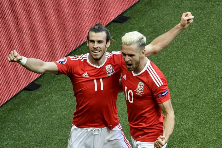 La selección galesa se clasificó a los cuartos de final de la Euro. Foto: AFP