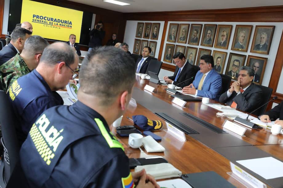 Procuraduría y Fuerza Pública evalúan riesgos de seguridad para las elecciones de 2026