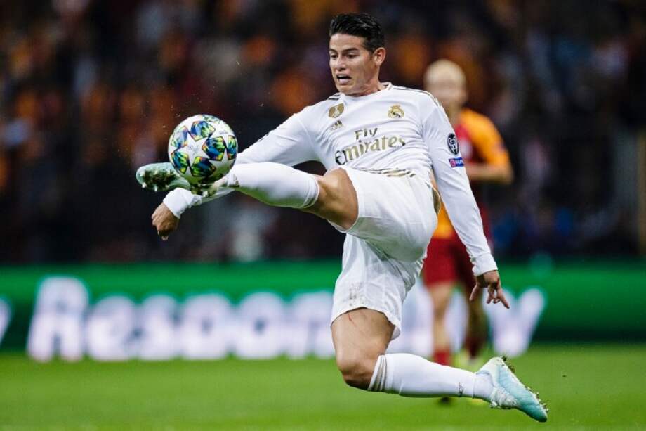 James Rodríguez buscará hoy su octavo título con el Real Madrid. / Getty Images