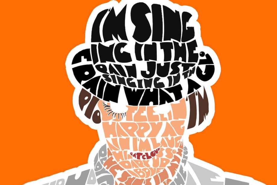 Imagen de una recreación de la portada del libro original de La naranja Mecánica, de Anthony Burgges. / Cortesía