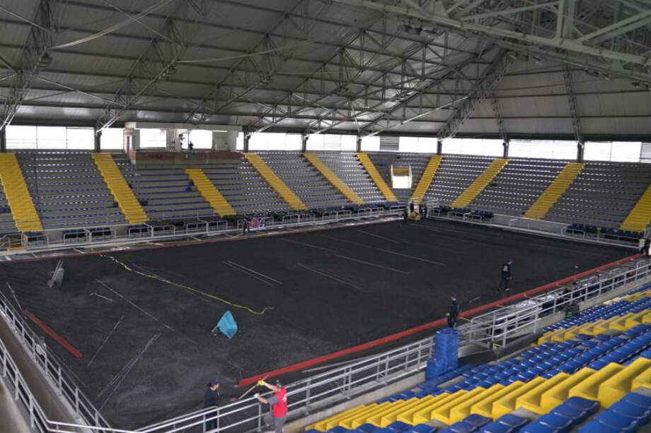 El Palacio de los Deportes recibirá el enfrentamiento entre Colombia vs. Suecia. / Fedecoltenis
