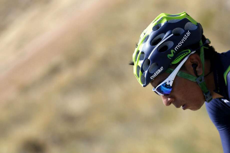 Nairo Quintana durante la etapa 12 de la Vuelta a España. Foto: AFP
