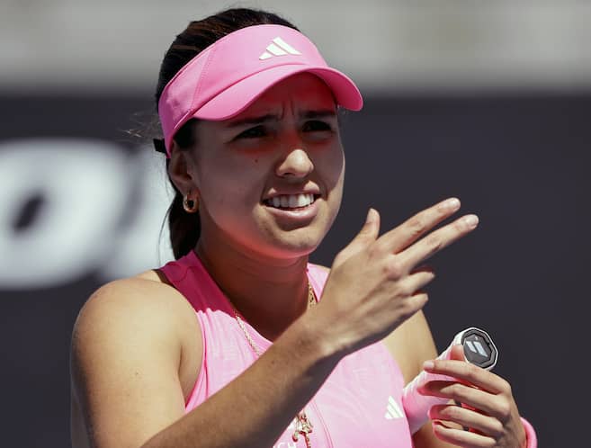 María Camila Osorio se retiró del Abierto de Mérida tras una lesión ...