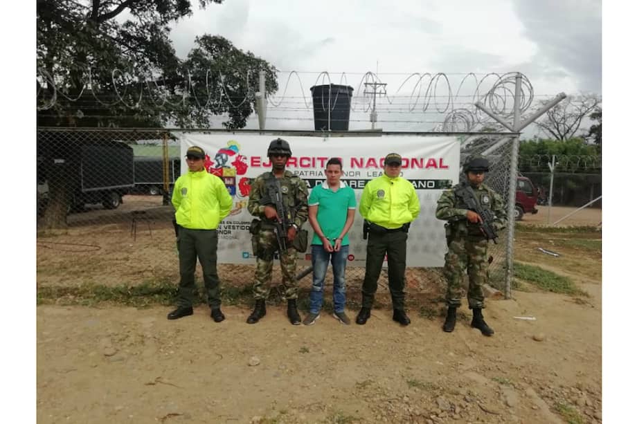 Jairo León Ascanio, alias Darío. / Ejército Nacional