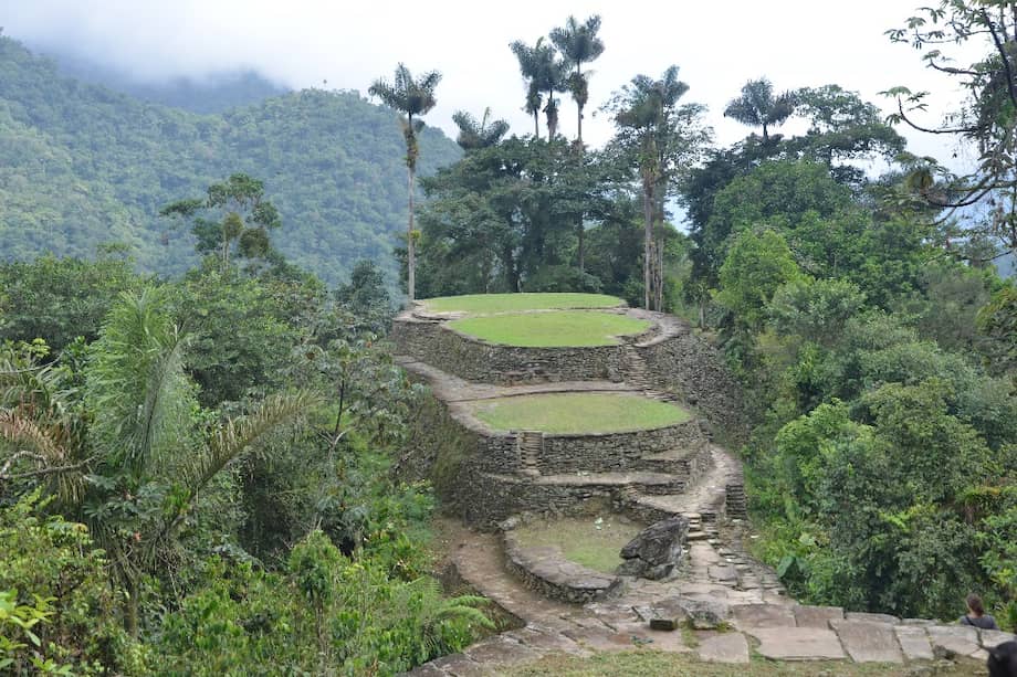Piedra sagrada de Donama, sitio espiritual donde los indígenas koguis hacen pagamento antes de llegar al mar./ Óscar Pérez