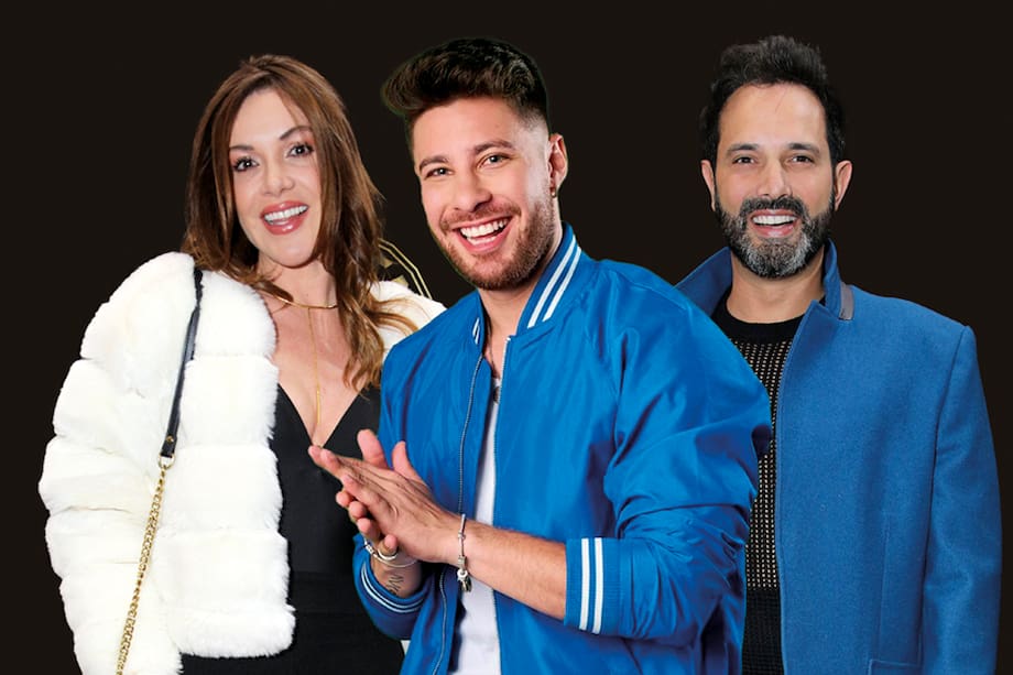 Nataly Umaña, Alejandro Estrada y Miguel Melfi