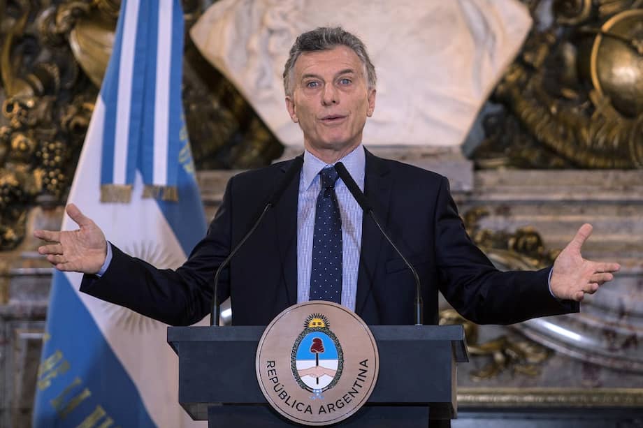 Mauricio Macri, presidente de Argentina. / AFP
