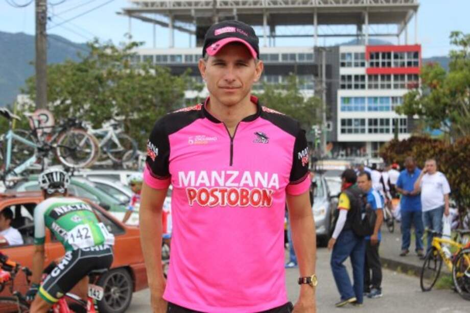 Luis Fernando Saldarriaga, director del equipo Manzana Postobón. Foto: Anderson Bonilla - Ciclismo en Línea
